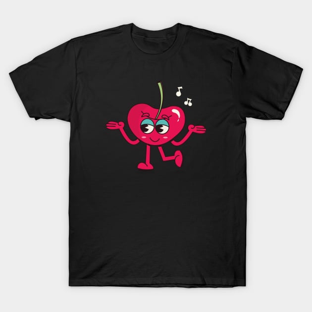 Areu Cherry T-Shirt by Casu_art_29